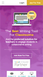Mobile Screenshot of boomwriter.com
