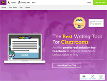 Tablet Screenshot of boomwriter.com